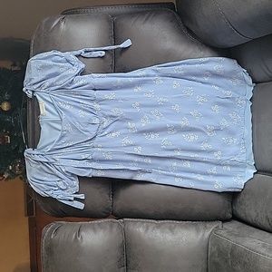 Blue flower dress, size Large, Altar'd State
